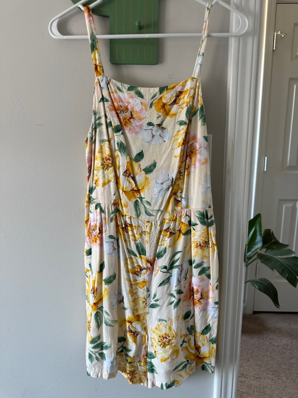 Old Navy Yellow Floral Romper